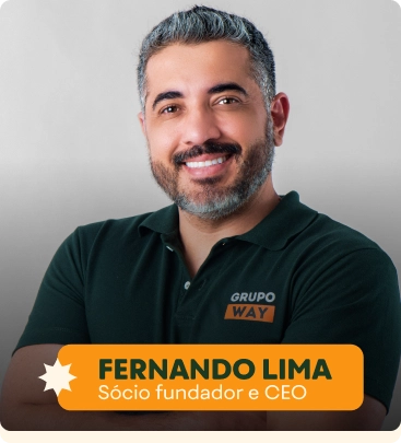 Retrato de Fernando Lima, Sócio fundador do Grupo Way Foods